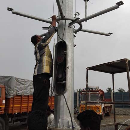 high mast pole supplier in Chennai